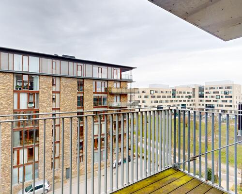 Moderne og lys 3-værelses lejlighed på teglholmen