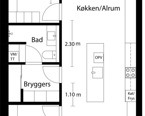 3 værelses hus i Kolding