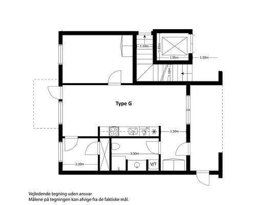 3 værelses lejlighed i Taastrup