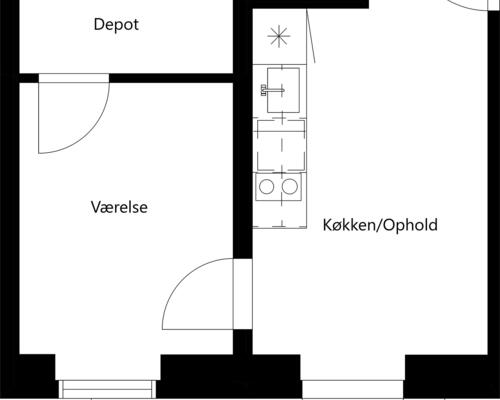 2 værelses lejlighed i Taastrup
