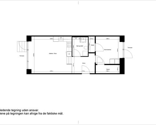 2 værelses lejlighed i Glostrup