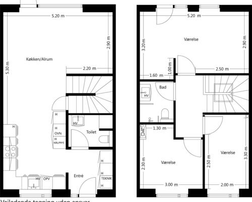 4 værelses hus i Tilst