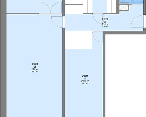 3 værelses lejlighed i Viborg