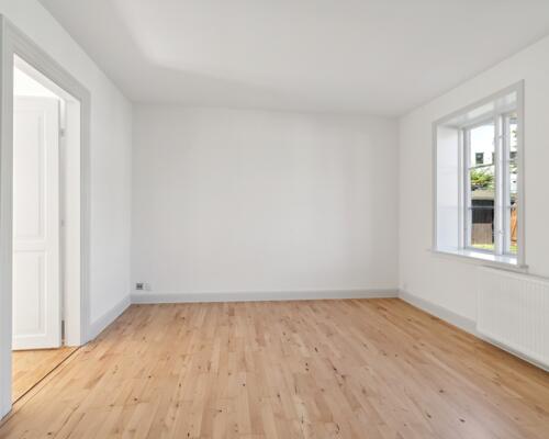 1-værelses lejlighed klar til overtagelse straks muligt