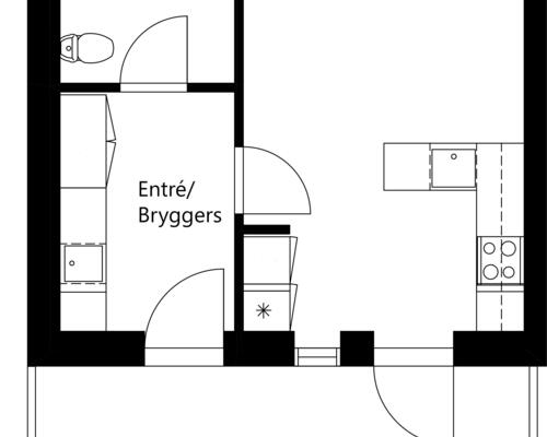 2 værelses hus i Silkeborg