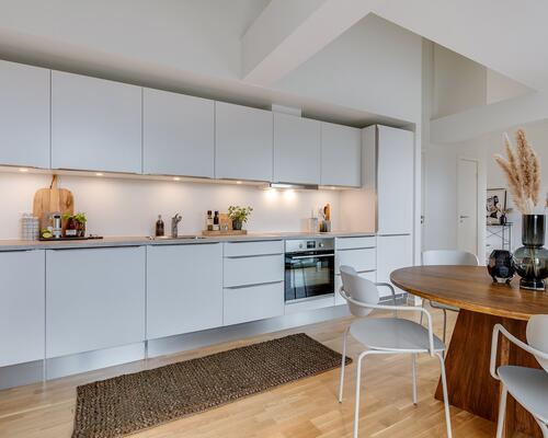 3-værelses med privat tagterrasse centralt i Roskilde