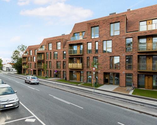 3-værelses med privat tagterrasse centralt i Roskilde