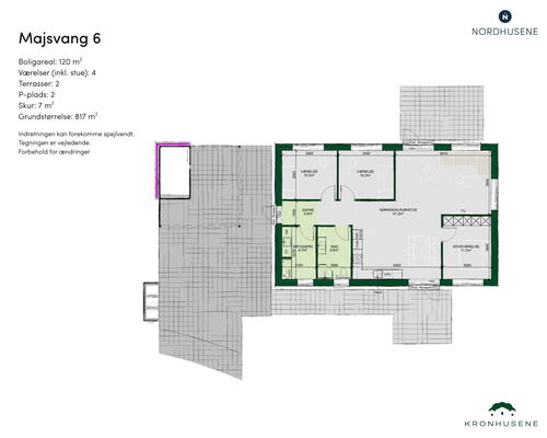 4 værelses hus i Lunderskov