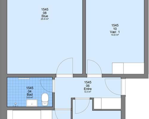 3 værelses lejlighed i Frederikshavn