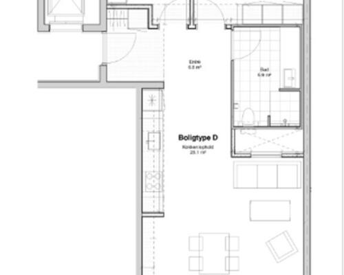 Fin 3-værelses lejlighed på Rugårdsvej med altan