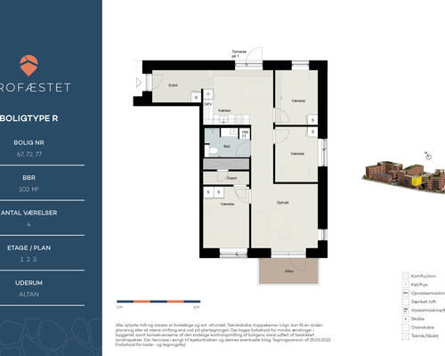 4 værelses lejlighed i Viborg