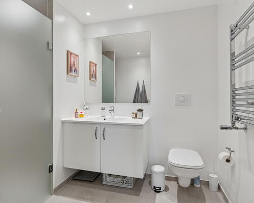 Lys 2-værelses med altan, elevator og tagterrasse tæt på SKANSEN og Lindholm Søpark