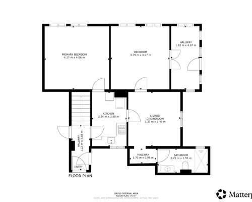 2 værelses lejlighed i Gentofte
