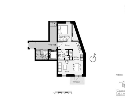 2 værelses bolig med optimal planløsning samt egen terrasse. Moderne bolig med gulvvarme på super central beliggenhed i Hillerød!