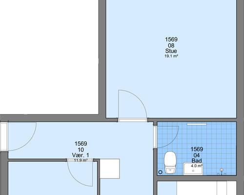 2 værelses lejlighed i Frederikshavn
