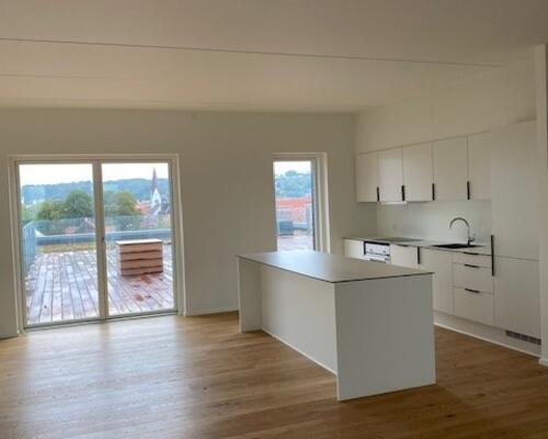 Stor luksus 4 vær. lejlighed med 2 tagterrasser + 1 stk. P-plads - Føtexhus