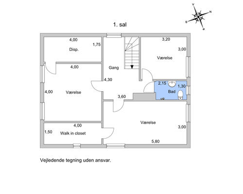 7 værelses hus i København Ø