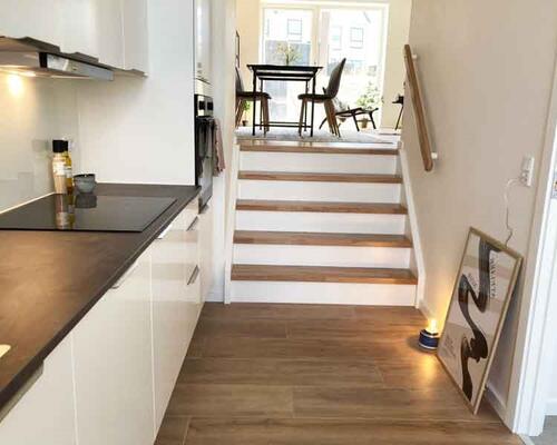 Moderne 4-værelses rækkehus med god plads.