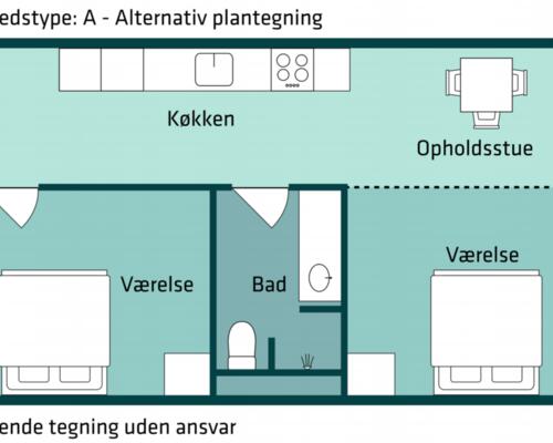 3 værelses lejlighed i Århus V