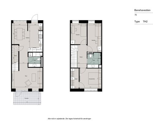 4-værelses rækkehus med moderne køkken og dejlig sydvendt terrasse og have - Perfekt til hele familien! Ingen bindingsperiode