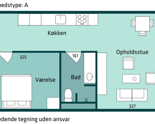 2 værelses lejlighed i Århus V
