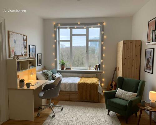 Lys lejlighed i hjertet af Aalborg med grønne områder