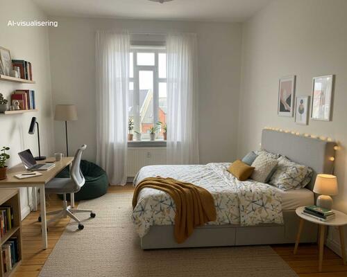 Lys lejlighed i hjertet af Aalborg med grønne områder