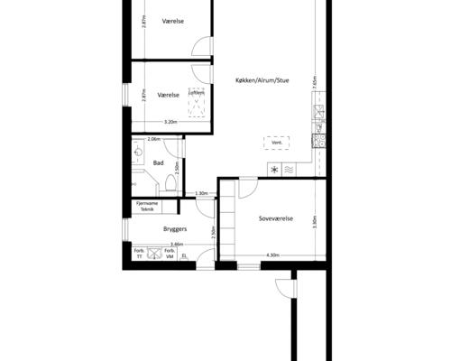 4 værelses hus i Svendborg