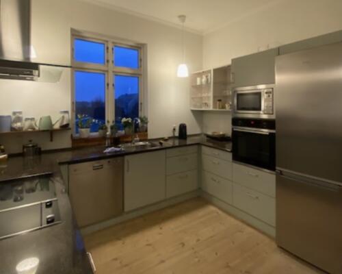 Skøn Øresundsudsigt fra dejlig lejlighed.