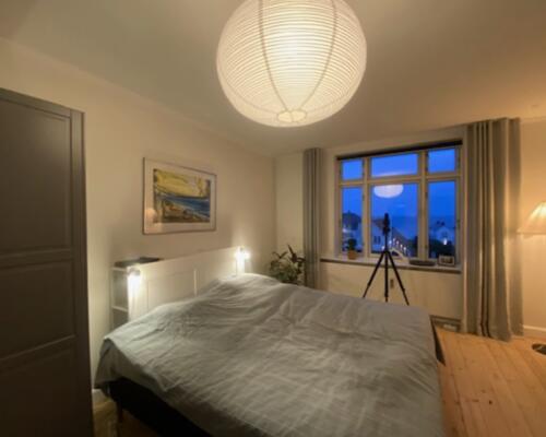 Skøn Øresundsudsigt fra dejlig lejlighed.