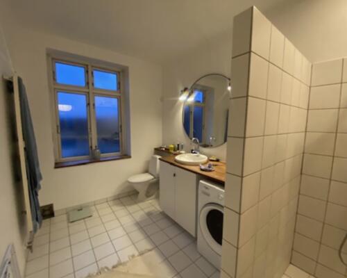 Lejlighed med flot  Øresundsudsigt .