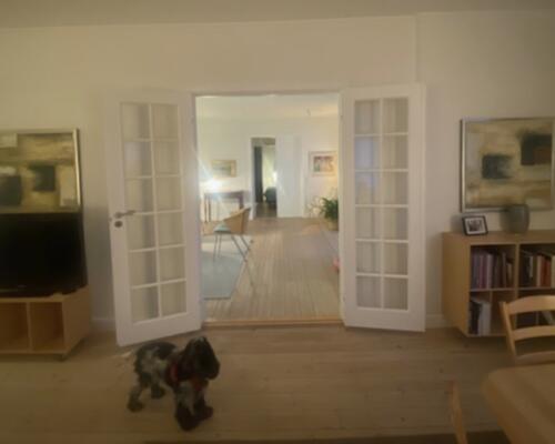 Skøn Øresundsudsigt fra dejlig lejlighed.