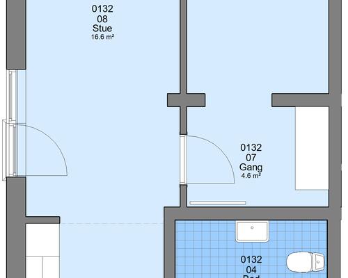 2 værelses lejlighed i Viborg