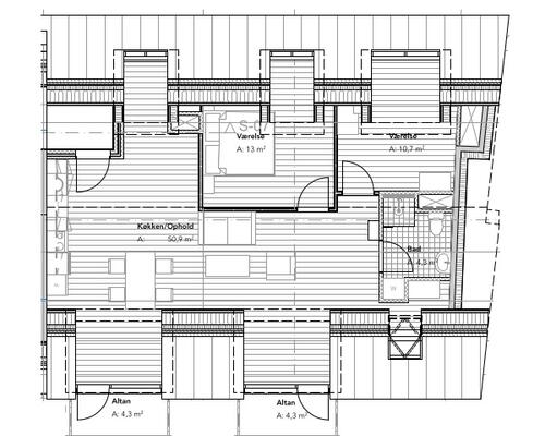 3 værelses lejlighed i Viborg