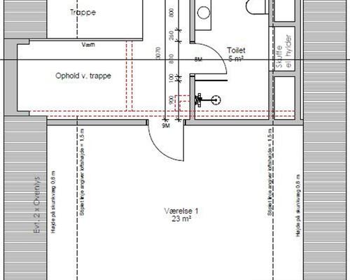 2 værelses hus i Herning