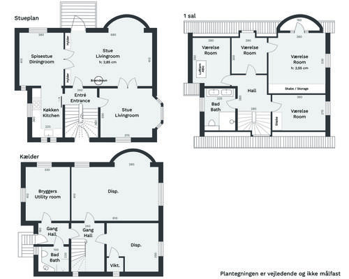 7 værelses hus i Charlottenlund