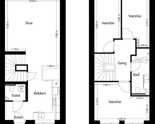 4 værelses hus i Vejle