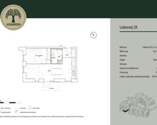 2 værelses lejlighed i Åbyhøj