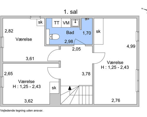4 værelses hus i Hedehusene