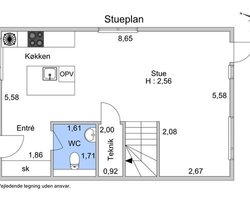 4 værelses hus i Hedehusene