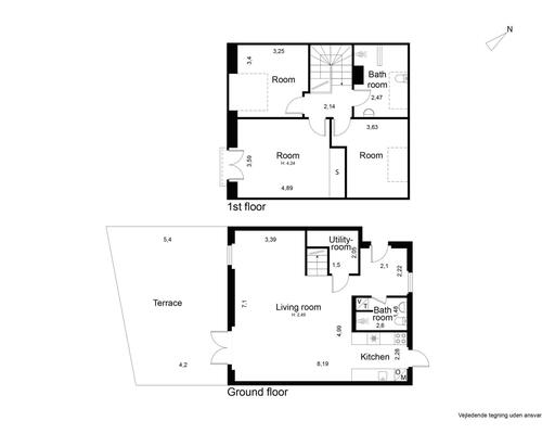 Nyopført rækkehus med 3 soveværelser og 2 bad | Søborg