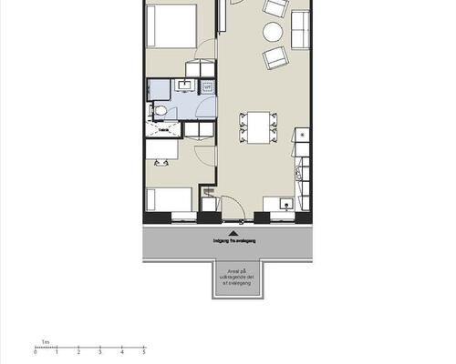 3 værelses lejlighed i Haslev