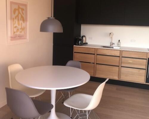 Luksus lejlighed på Bryggen med vand udsigt.