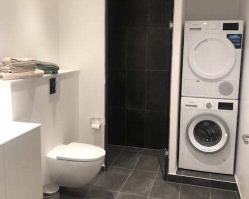 Luksus lejlighed på Bryggen med vand udsigt.