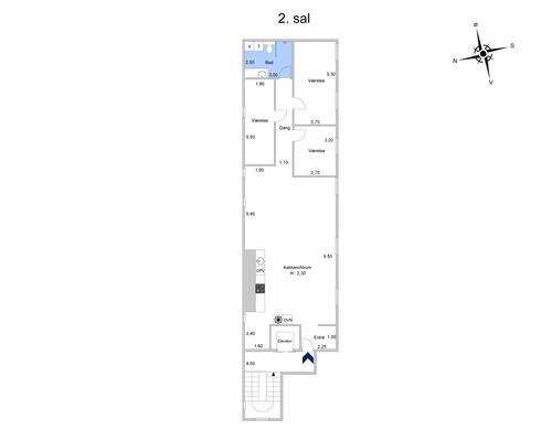 4 værelses lejlighed i Nykøbing Sjælland