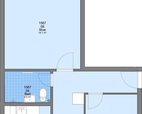 2 værelses lejlighed i Frederikshavn