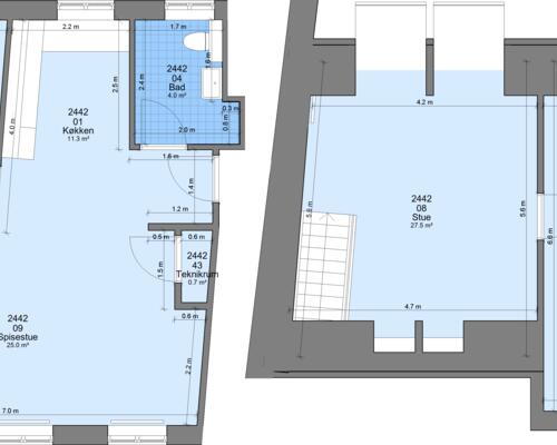 4 værelses lejlighed i Randers