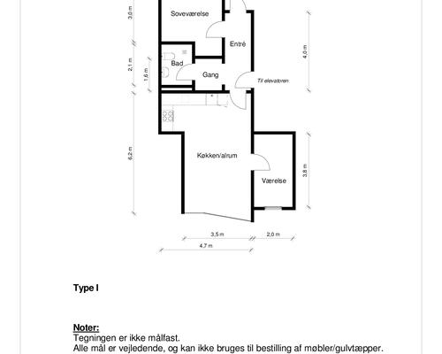 3 værelses lejlighed i Aalborg SØ