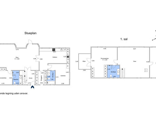 6 værelses hus i Holte