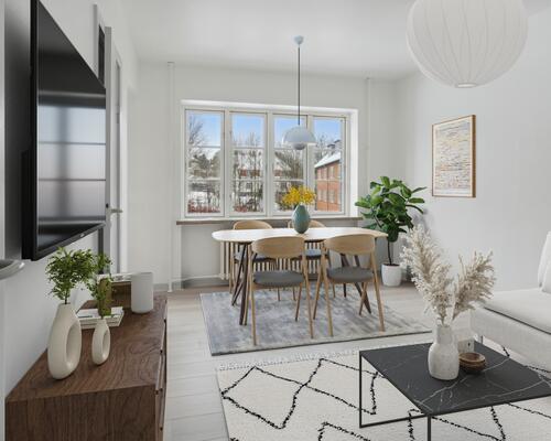 Prisvenlig 2-værelses med altan